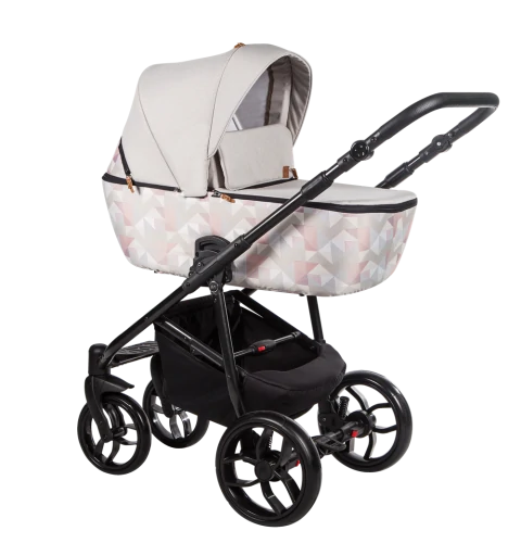Baby Merc La Noche - wózek wielofunkcyjny, zestaw 2w1 z opcją 3w1 i 4w1 | LN/LN11/B