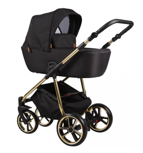 Baby Merc La Noche Limited - wózek wielofunkcyjny, zestaw 2w1 z opcją 3w1 i 4w1 | LNL/LNL08/ZE