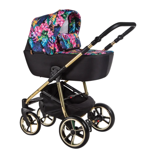 Baby Merc La Noche Limited - wózek wielofunkcyjny, zestaw 2w1 z opcją 3w1 i 4w1 | LNL/LNL09/ZE