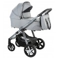 Baby Design Husky XL - wózek wielofunkcyjny, zestaw 2w1 z opcją 3w1 i 4w1 | 207 Silver Gray
