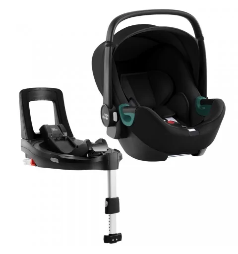 Britax-Römer Baby-Safe 3 i-Size - fotelik samochodowy 0-13 kg zestaw z bazą | Space Black