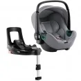 Britax-Römer Baby-Safe 3 i-Size - fotelik samochodowy 0-13 kg zestaw z bazą | Frost Grey