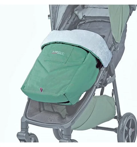 MAST Swiss Design - Pokrowiec, śpiworek, przykrycie osłona na nóżki do wózka M4 | Grass