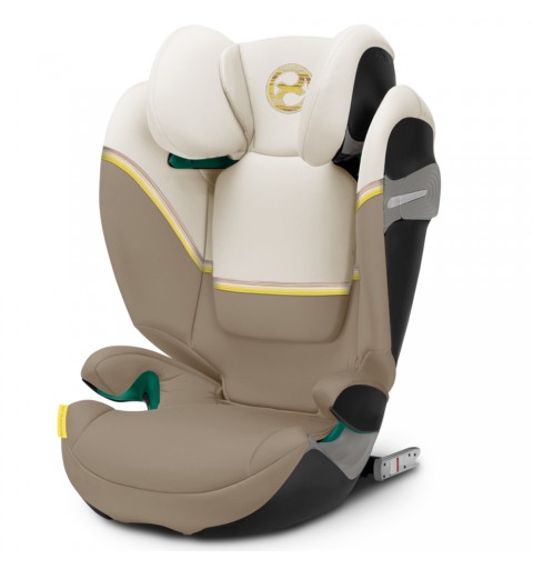 Cybex Solution S2 i-Fix - fotelik samochodowy 15-50 kg | Seashell Beige