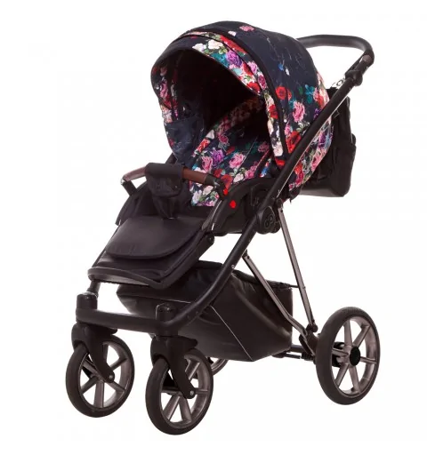 Babyactive XQ Musse Sport - wózek spacerowy na kołach bezobsługowych | Dark Rose