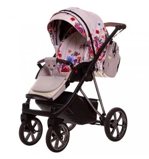 Babyactive XQ Musse Sport - wózek spacerowy na kołach bezobsługowych | Light Rose