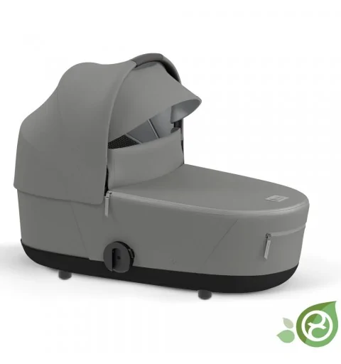 Cybex Carry Cot Lux - gondola do wózka Mios 3.0 | Eco Pearl Grey