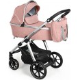Baby Design Bueno New  - wózek wielofunkcyjny, zestaw 2w1 z opcją 3w1 i 4w1 | 208 Pink
