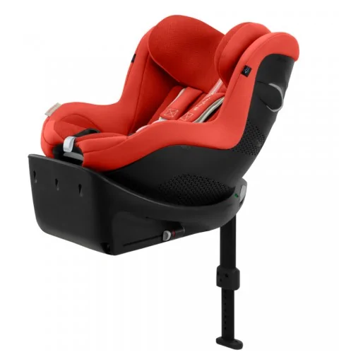 Cybex Sirona Gi i-Size - obrotowy fotelik samochodowy 0-20 kg | PLUS Hibiscus Red