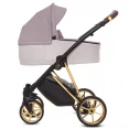 Babyactive Musse - wózek wielofunkcyjny, zestaw 2w1 z opcją 3w1 i 4w1 | Ultra Pastel - Gold