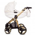 Babyactive Mommy Gold - wózek wielofunkcyjny, zestaw 2w1 z opcją 3w1 i 4w1 | Golden Lines 23