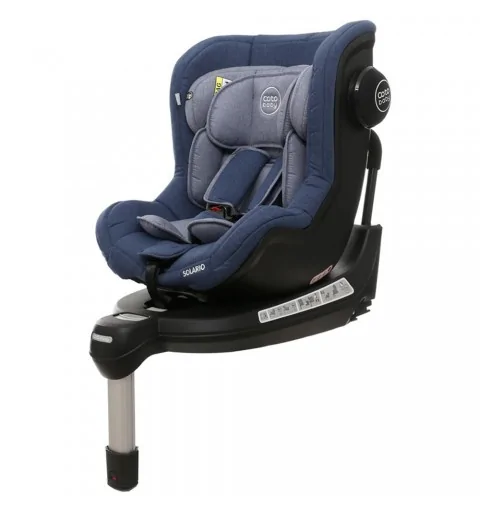 Coto Baby Solario - obrotowy fotelik samochodowy 0-18 kg | Blue Melange
