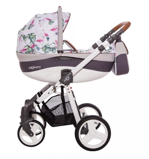 Babyactive Mommy Summer - wózek wielofunkcyjny, zestaw 2w1 z opcją 3w1 i 4w1 | Flamingo 11