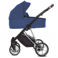 Babyactive Musse Royal - wózek wielofunkcyjny, zestaw 2w1 z opcją 3w1 i 4w1 | Blueberry - Silver